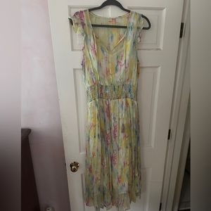 ANTHROPOLOGIE watercolor dress